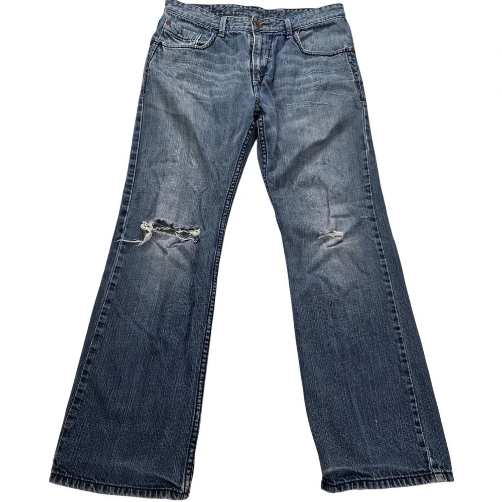 Vintage 1998 Levi's Silver Tab Bootcut Jeans Men's 31x30 Distressed 90s Y2K